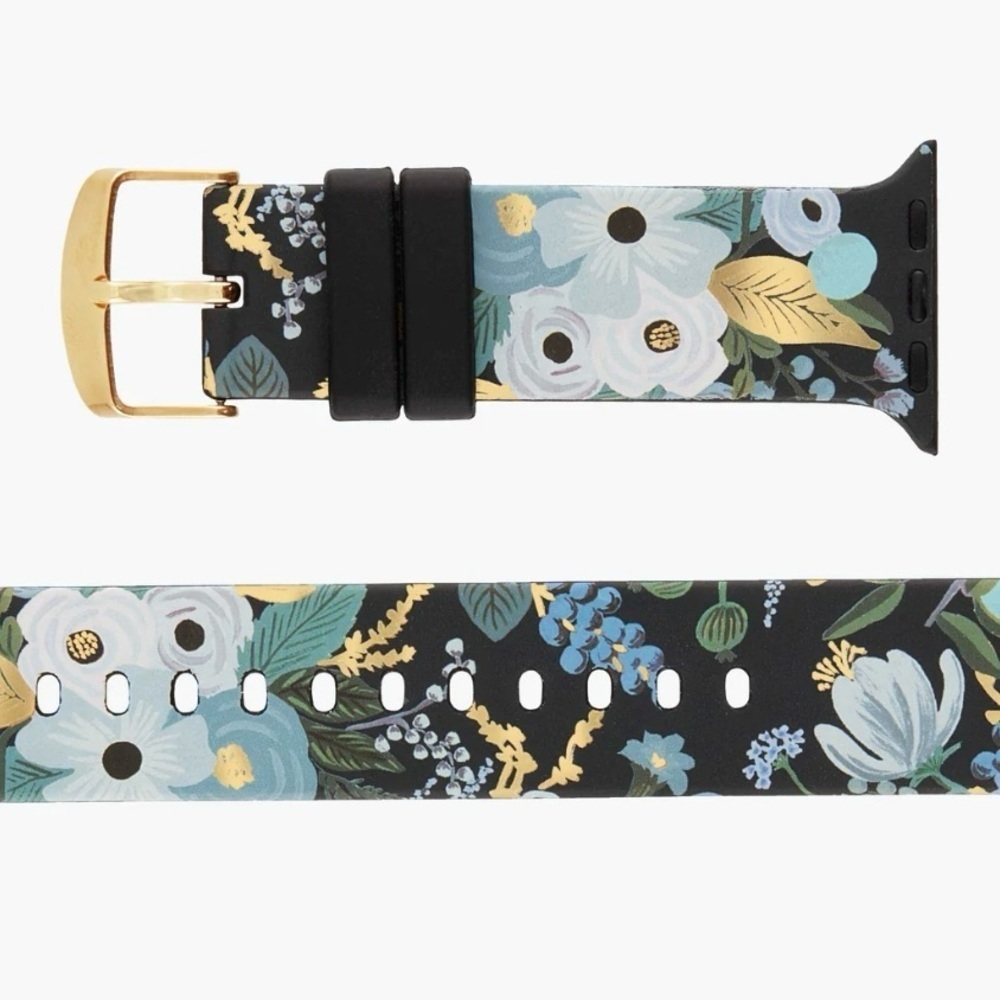 Case-Mate Rifle Paper Co Apple Watchband 38- 42mm - Garden Party Blue - Picture 5 of 5